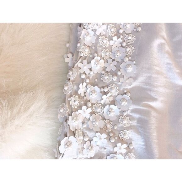 Anthropologie Manoush Flower Beaded Tshirt Dress - Picture 4 of 7